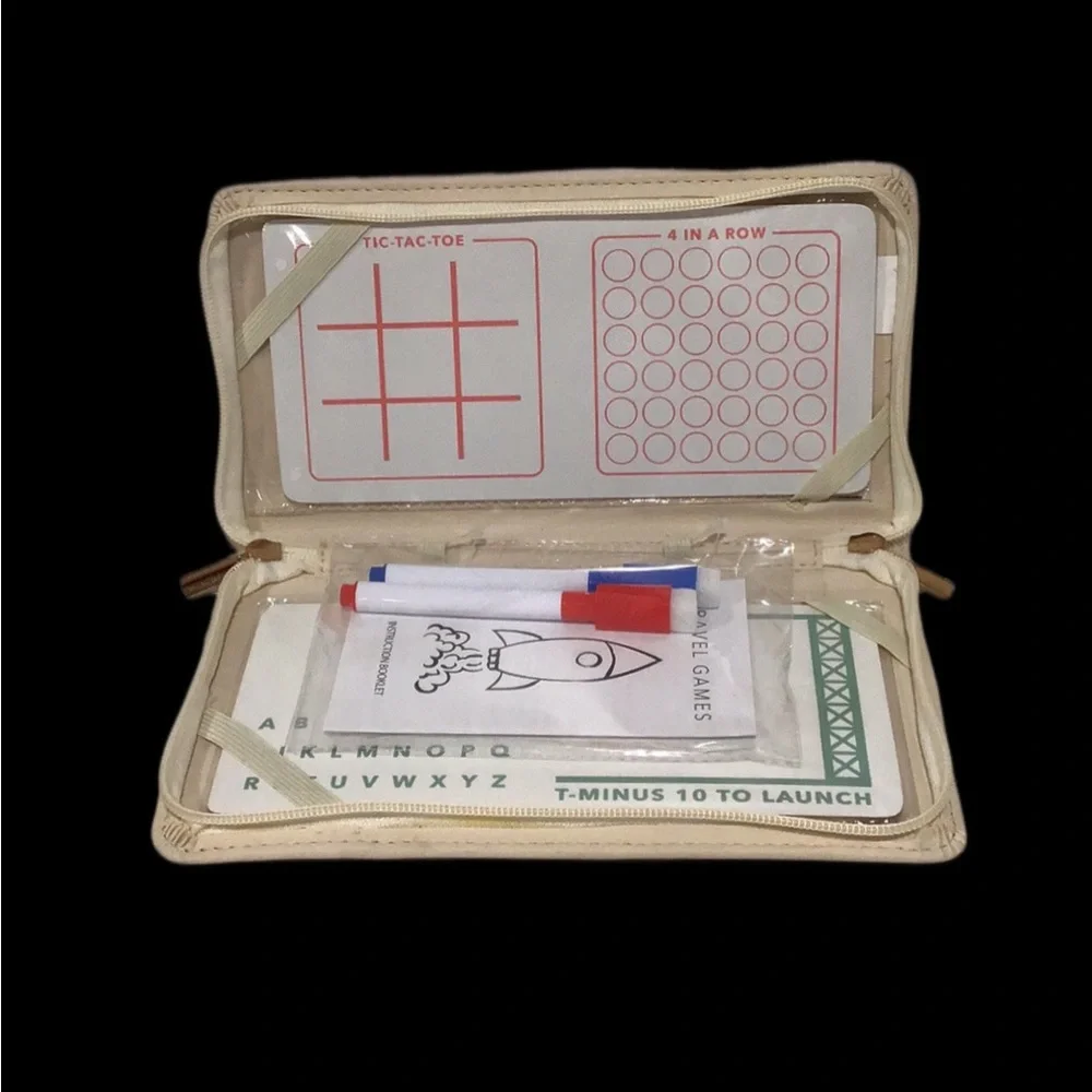 GARVEN Travel Dry Erase Games in Zip Case  NWT